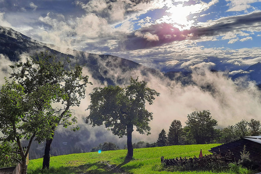 Wolken im Alpbachtal